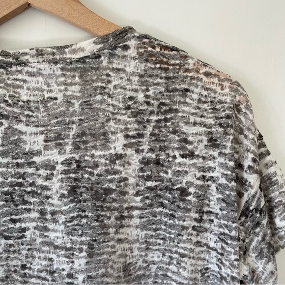 ✨NWT✨ LNA Burnout Boxy Crew Neck Tee in Python Print Sz SMALL (4-6) - Picture 13 of 15